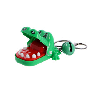 Porte-clés morsures de crocodile assorties | 12 pièces