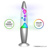 Partyfun lumières lampe à lave LED changement de couleur - afbeelding 1