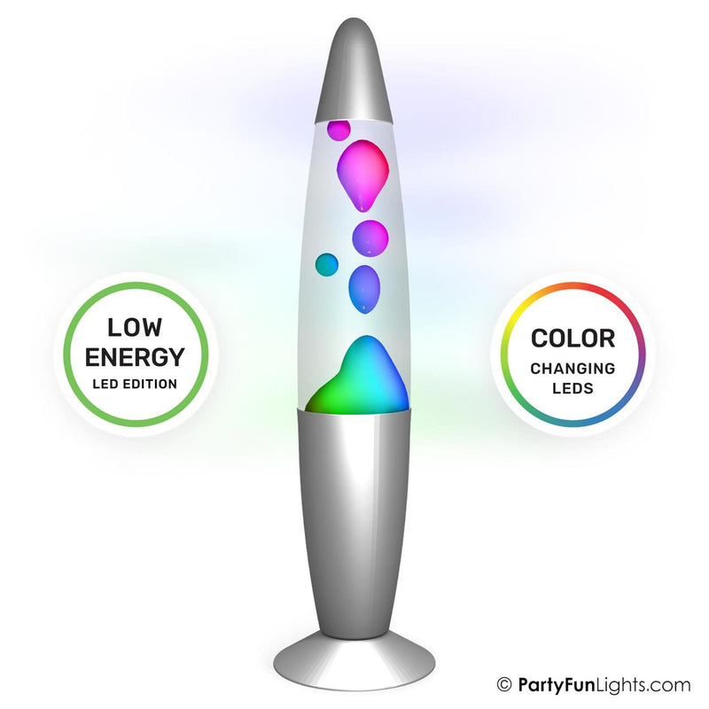 Partyfun lumières lampe à lave LED changement de couleur