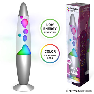Partyfun lumières lampe à lave LED changement de couleur