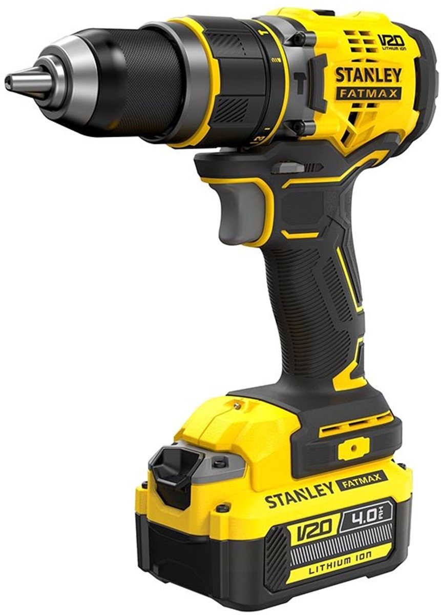 Perceuse à percussion sans balais Stanley Fatmax V20 18V - SFMCD721M2K - 2x 18V - batteries 4,0Ah