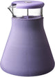 Carafe en verre Qdo - avec manchon en néoprène - pour thé en vrac - 1,2 litres - violet