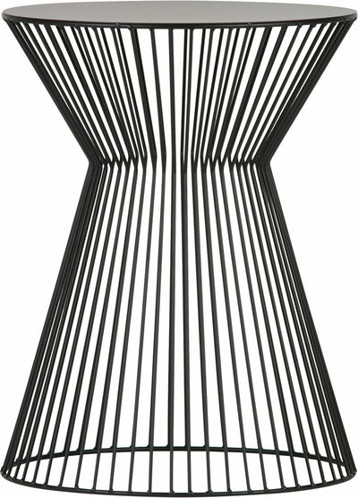 Table d'appoint Woood suus - métal - noir - 46x ø35