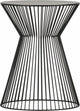 Table d'appoint Woood suus - métal - noir - 46x ø35