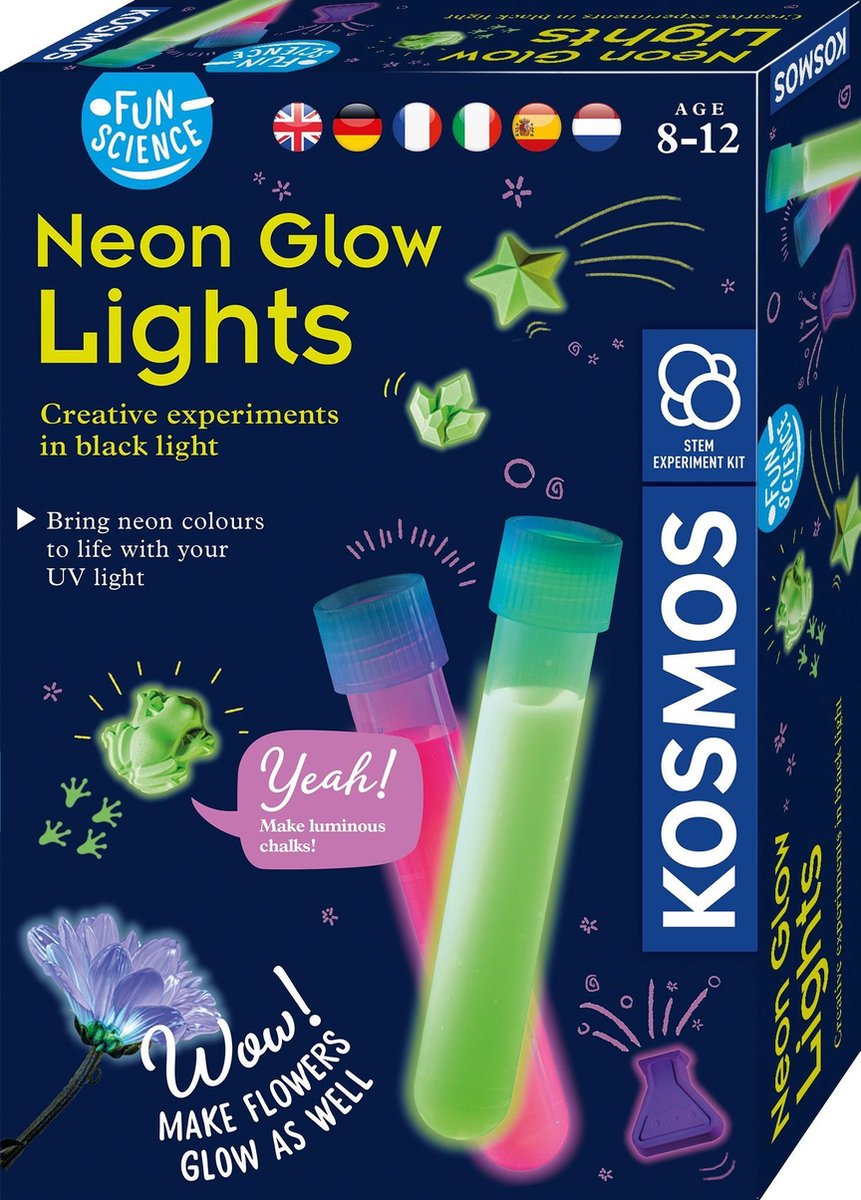 Expériences de lueur néon cosmos
