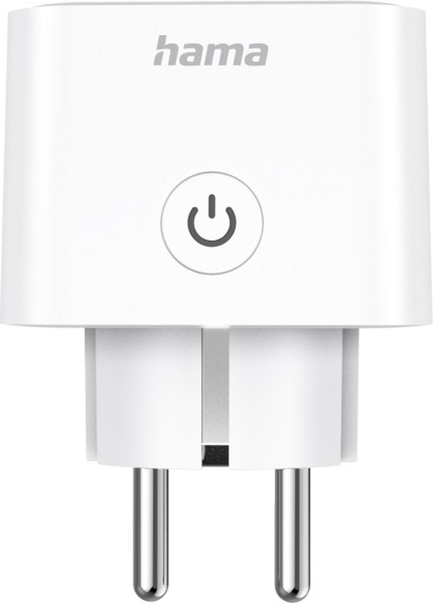 Prise WiFi intelligente Hama - 3680w - matière - avec compteur d'énergie - blanc