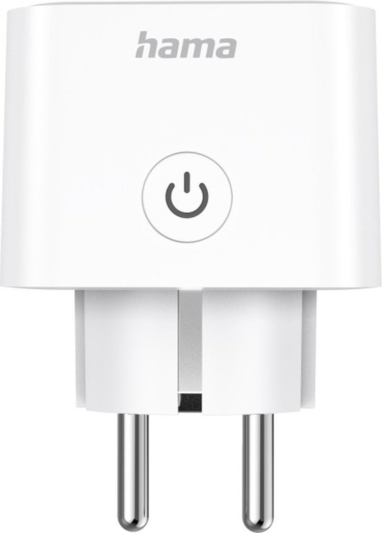 Prise WiFi intelligente Hama - 3680w - matière - avec compteur d'énergie - blanc