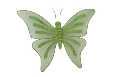 Hbx natural living déco papillon fab 44x3,5x33cm métal