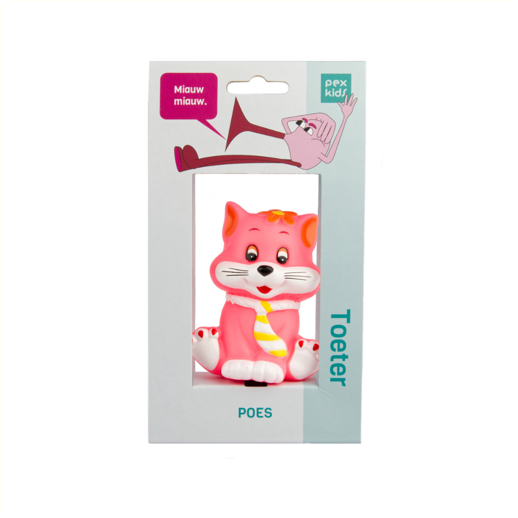 Horne cycliste PEXKIDS KATTEN - PINK