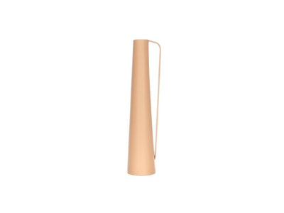 HBx natural living vase métal13,4x11,5xh52cm café