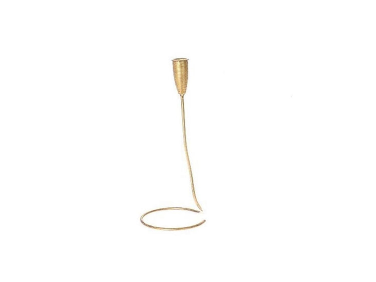 Hbx chandelier natural living astan métal 11,5xh38,3cm or