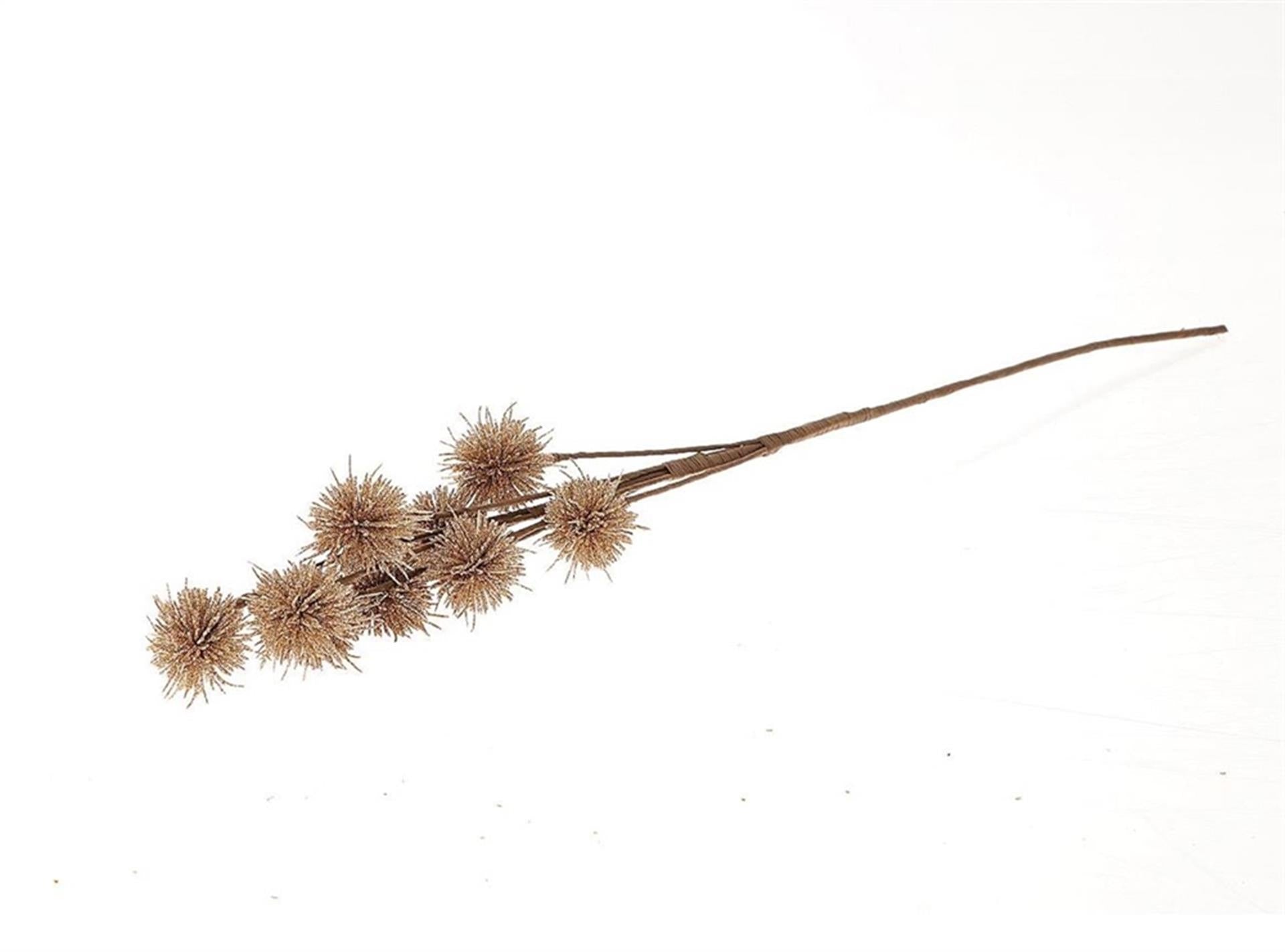 Hbx branche artificielle vivante naturelle têtes à paillettes l75cm