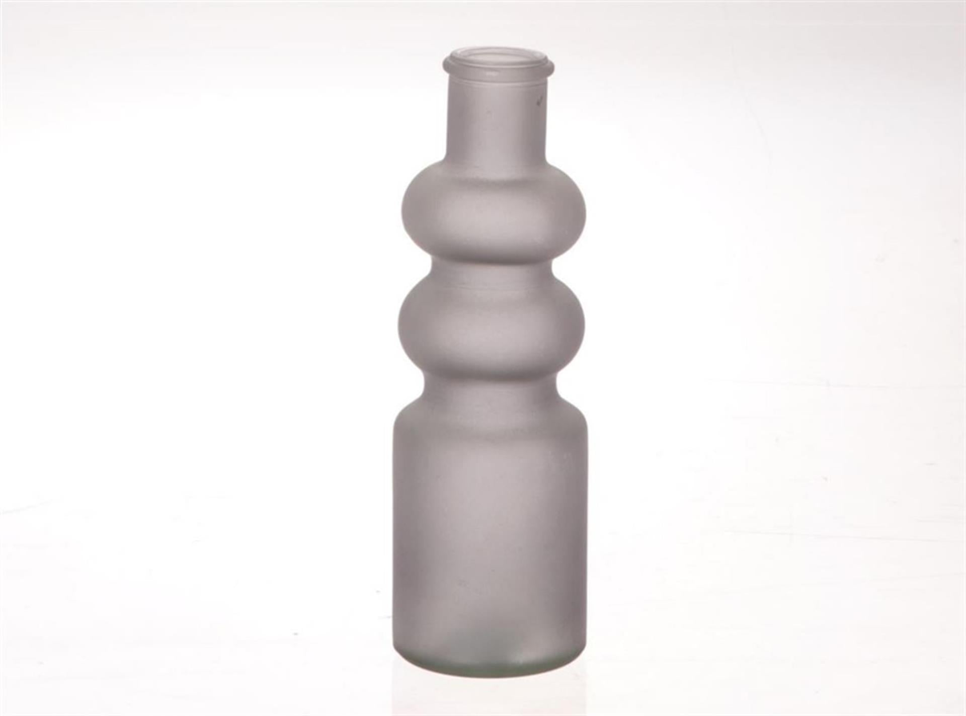Hbx natural living vase gina ø7x22cm anthracite mat