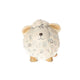 Hbx natural living déco mouton bolli 8,5x8,5xh9,5cm blanc