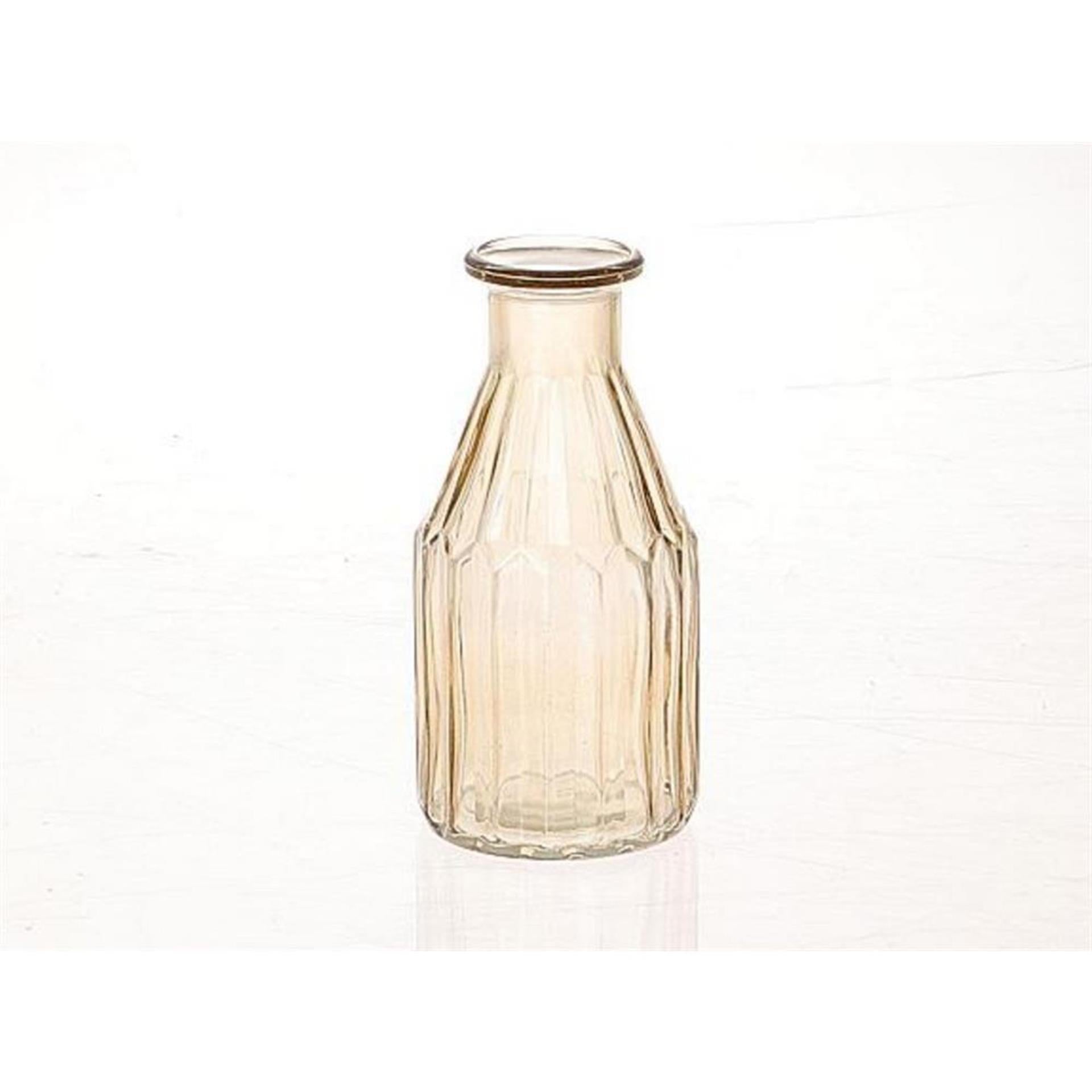 Hbx natural living vase méridien ø7,5xh16,5cm jaune