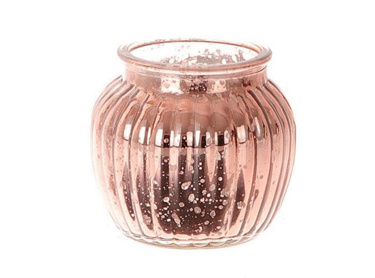 Hbx natural living vase novy ø11xh10cm or rose