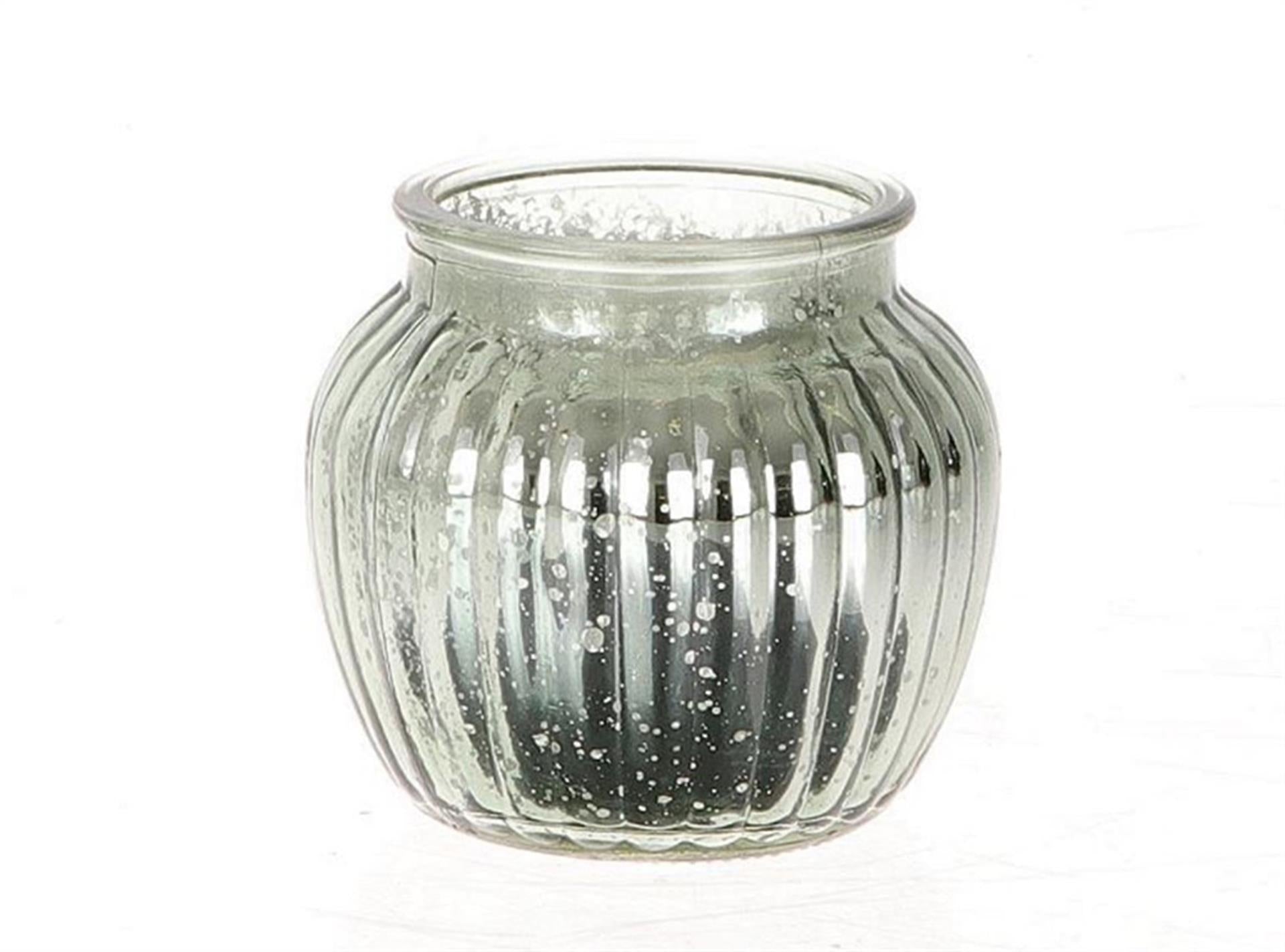 Hbx natural living vase lanterne ø11xh10cm vert