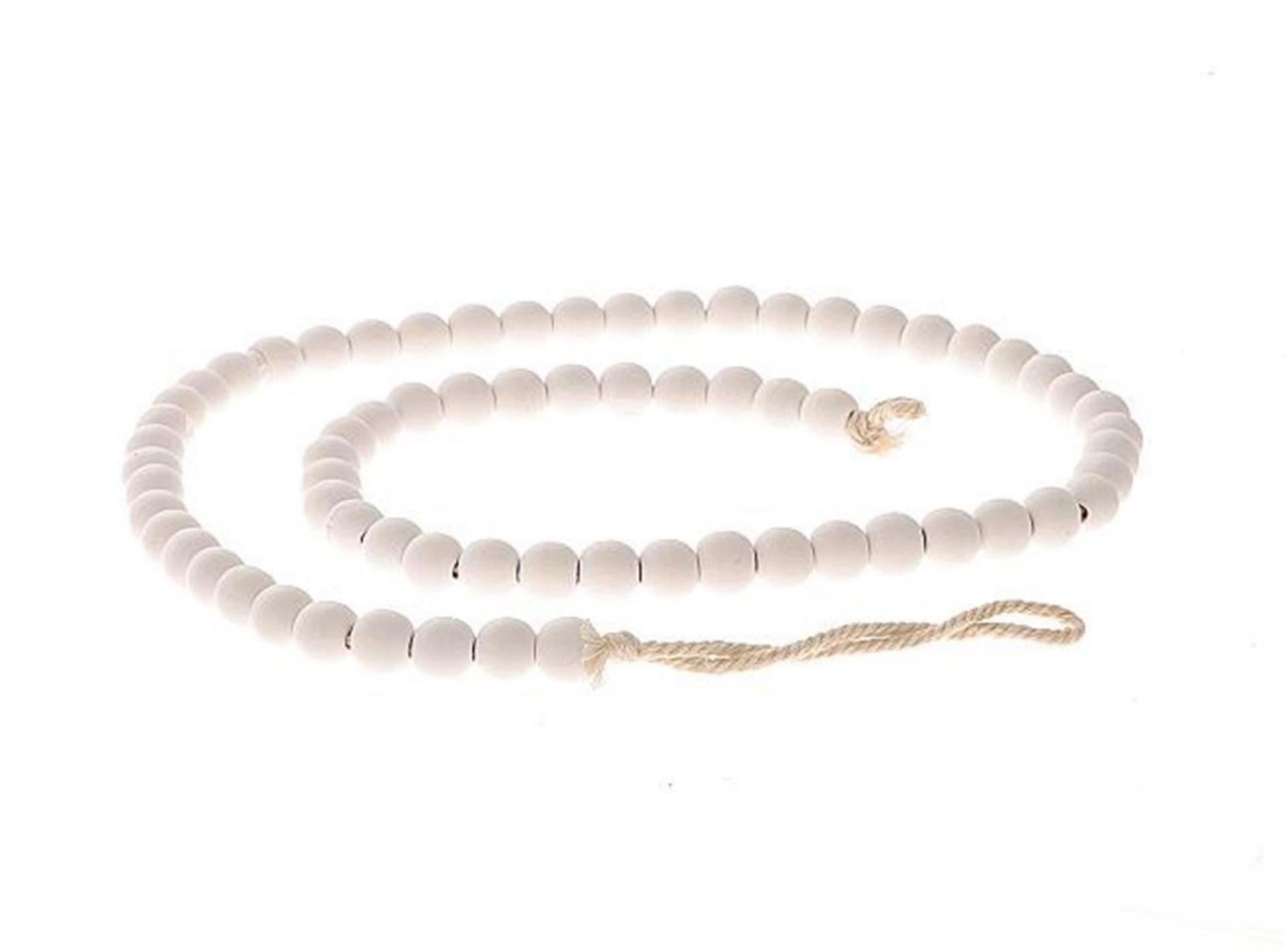 Hbx natural living chaîne de vie bois l 1 mètre blanc