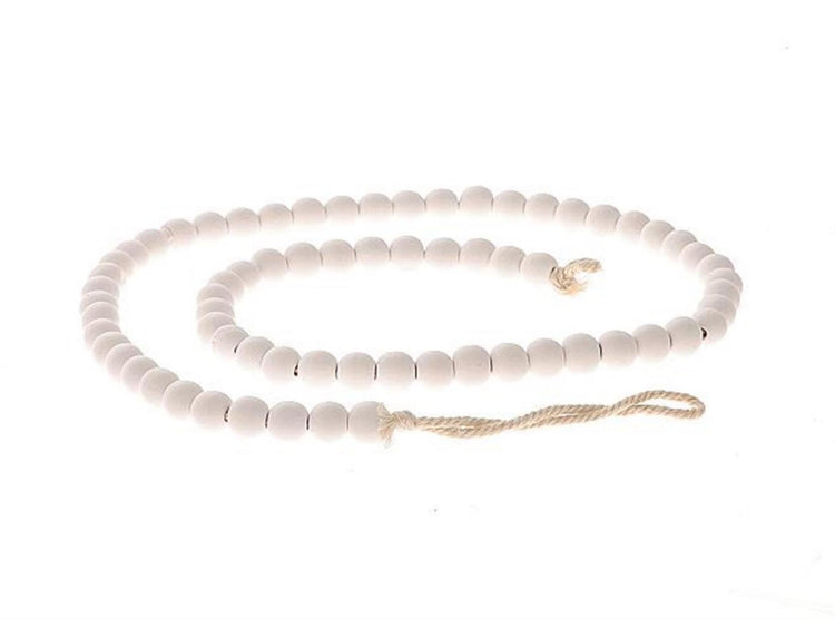Hbx natural living chaîne de vie bois l 1 mètre blanc