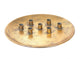 Bougeoir Hbx natural living pour 7 bougies ø30cm métal