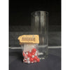 Vase vivant naturel HBx avec perles d'eau et bonbons h25cm