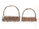 HBx natural living bol de décoration naturel 2 pièces