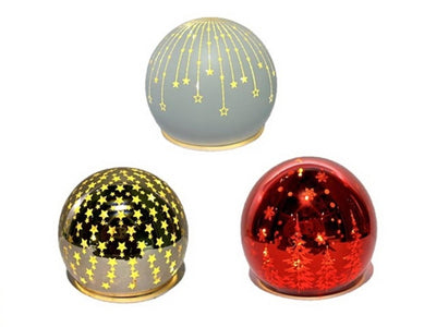 Hbx lampe de table de vie naturelle dôme galaxie led dia12x11cm