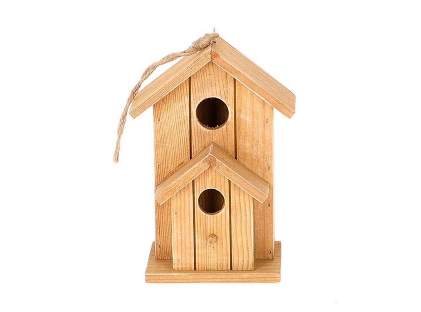 Hbx nichoir naturel vivant décoratif h17,5 cm