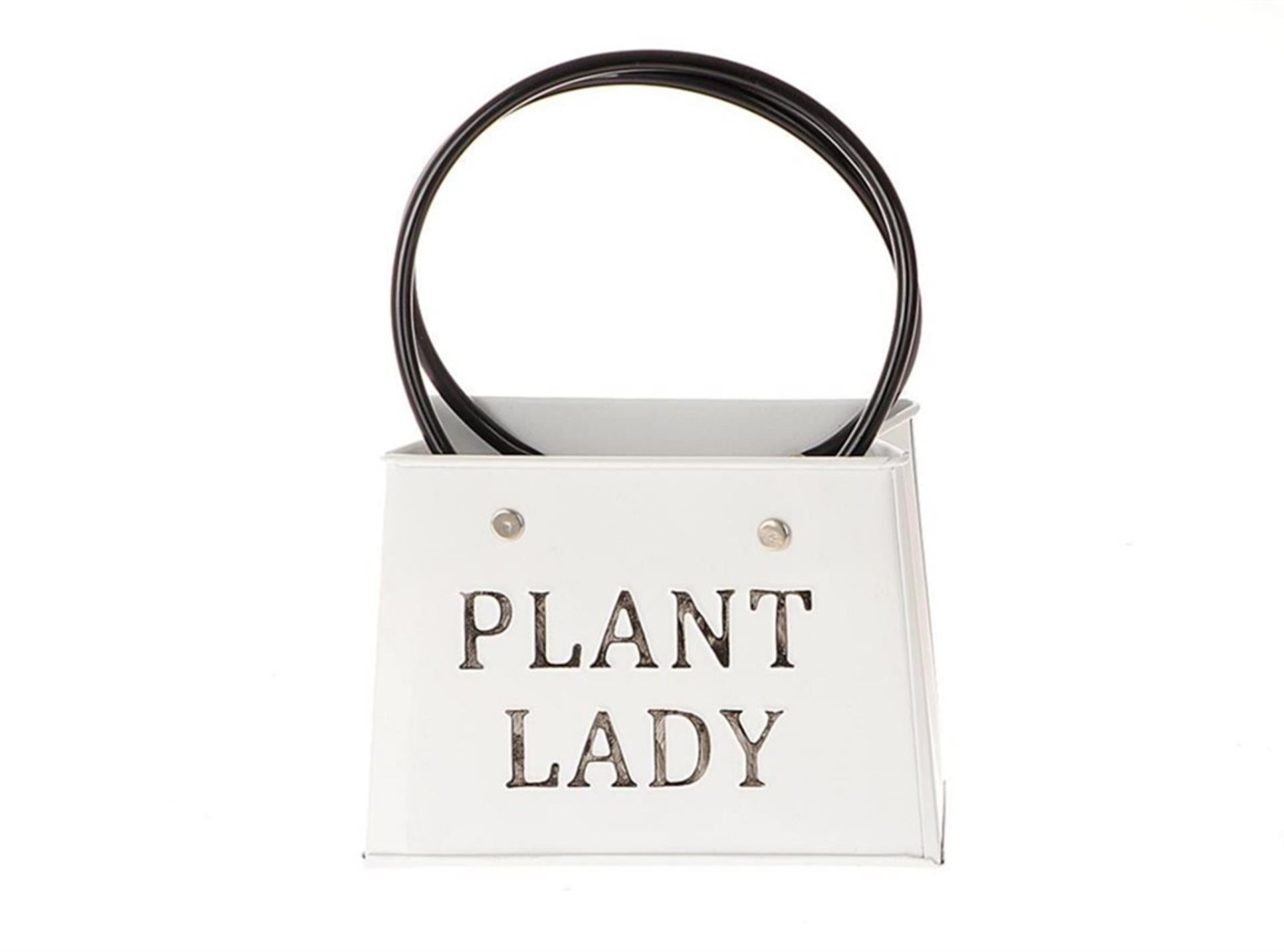 Pot de fleur vivant naturel HBx, plantlady en métal