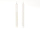 HBX natural living bougie de dîner flamme LED 24,5cm blanc