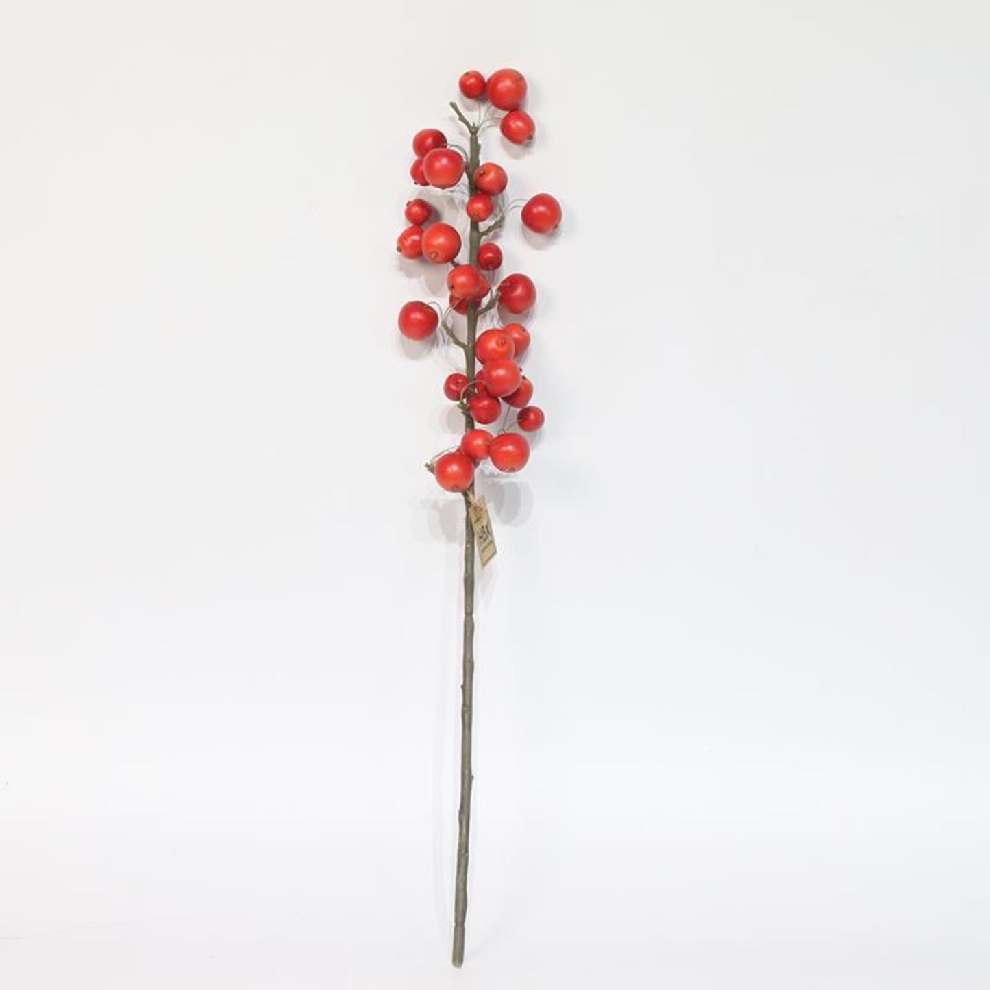 Hbx branche artificielle vivante naturelle avec pommes l66cm rouge