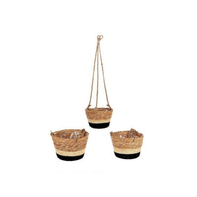Hbx natural living pendentif makka set a 3 ø14 ø16 ø18cm