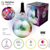 Partyfun lumières boule disco 20 cm LED multicolore