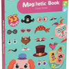 Livre de rangement magnétique - visages fous, 55 pcs.