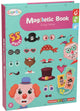Livre de rangement magnétique - visages fous, 55 pcs.