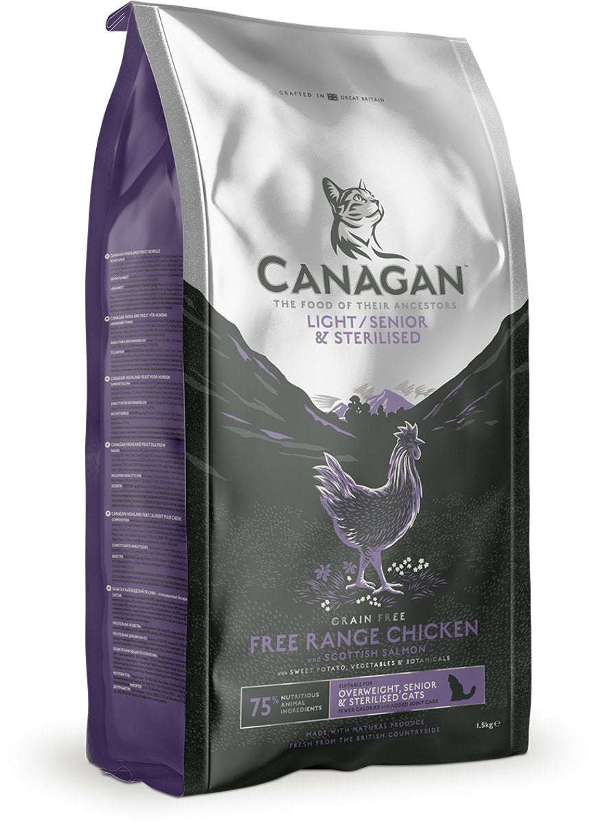 Série Canagan - nourriture sèche pour chats - nadwaga senior stérilisé - 4kg