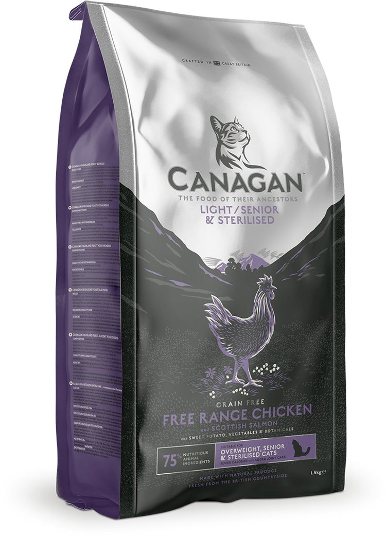 Série Canagan - nourriture sèche pour chats - nadwaga senior stérilisé - 4kg