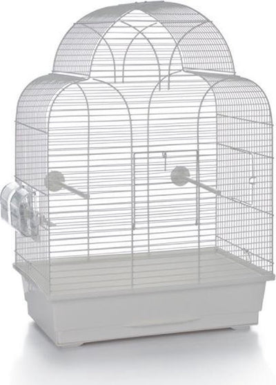Beeztees sonia - cage à oiseaux - blanc - 45x28x63 cm