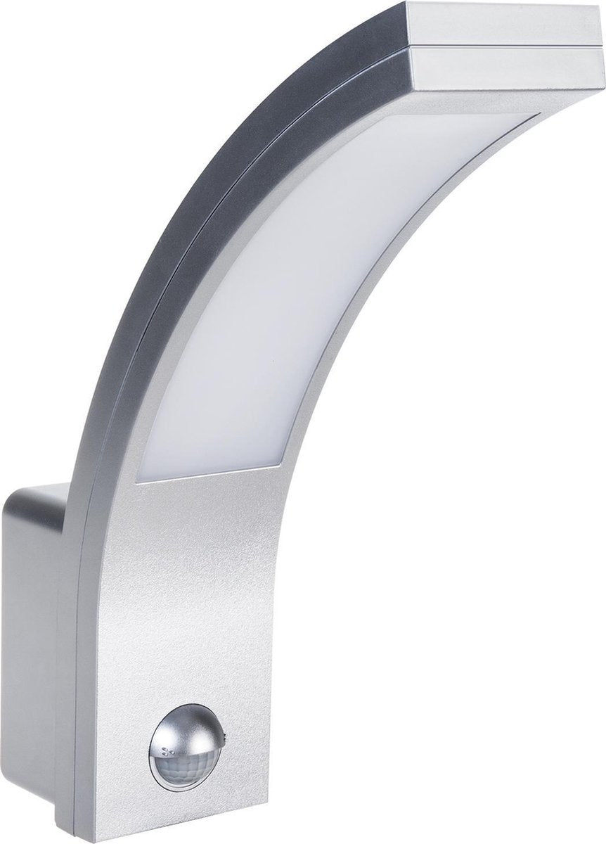 Lampe LED Maclean avec détecteur de mouvement infrarouge mce244 s 750lm 10w ip54 énergie argent