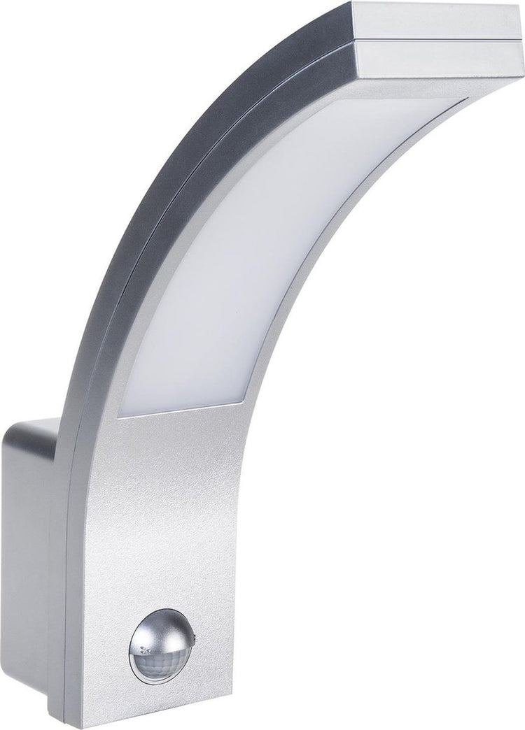 Lampe LED Maclean avec détecteur de mouvement infrarouge mce244 s 750lm 10w ip54 énergie argent