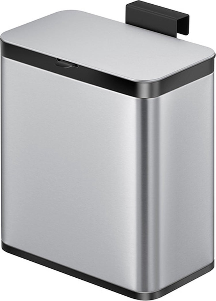 Eko - panier à déchets alimentaires puro s 7 litres - plastique inox - matrvs, noir - poubelle