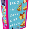 Geronimo jeux bleu orange jeu de cartes taco chapeau gâteau cadeau pizza
