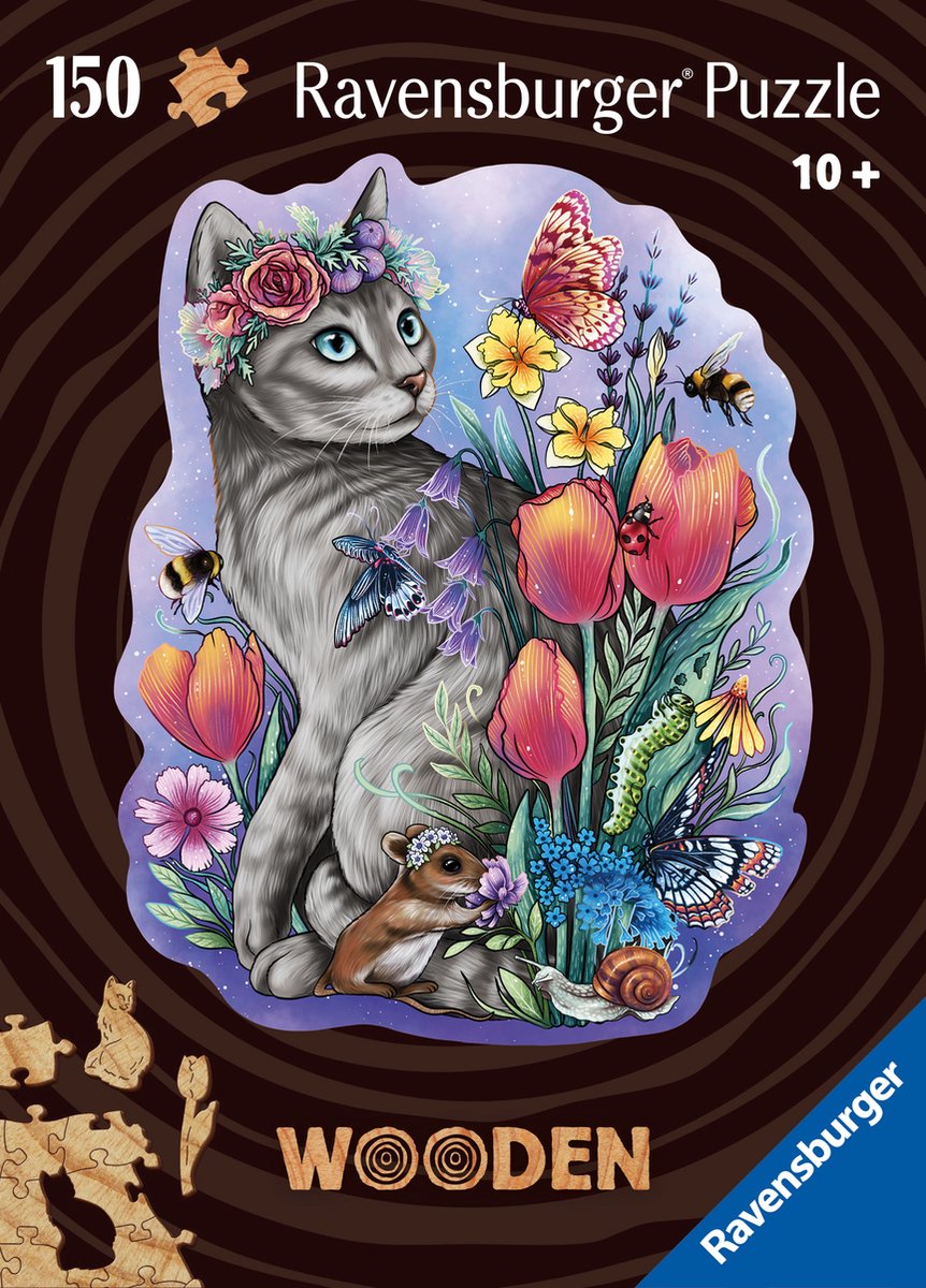 Ravensburger Puzzle Jigsaw Puzz charmant chat, 1000st.