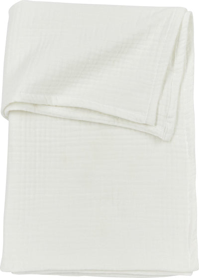 Drap de berceau Meyco baby uni - hydrophile prélavé - blanc cassé - 100x150cm - 0,3 tog