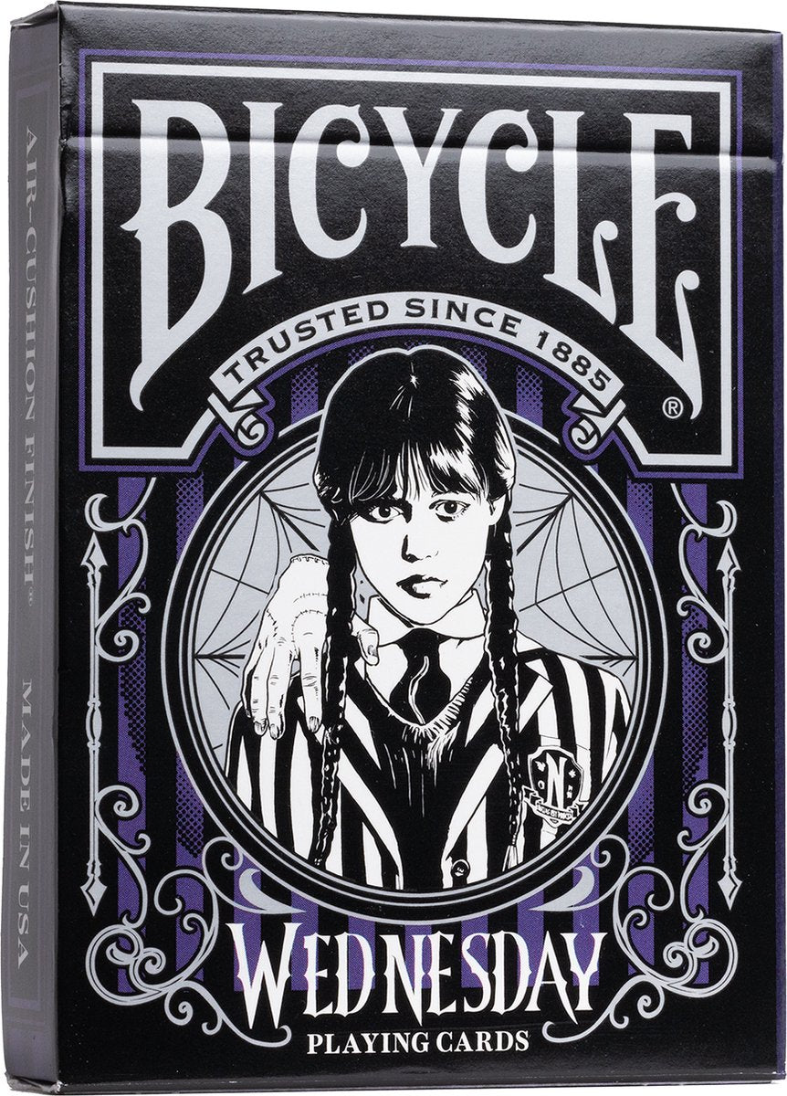 Bicycle Wednesday - une série Netflix - cartes à jouer premium - poker - sous licence officielle - à collectionner