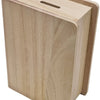Tirelire en bois Playwood en forme de livre paulownia