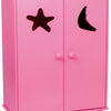 Petit pied de poupée en bois rose