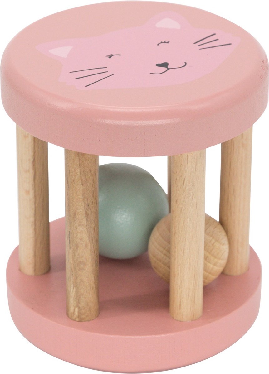 Trixie Wooden Rattle MRS. chat