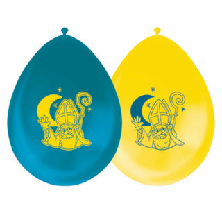 Ballons Sinterklaas 8 pièces gonflables
