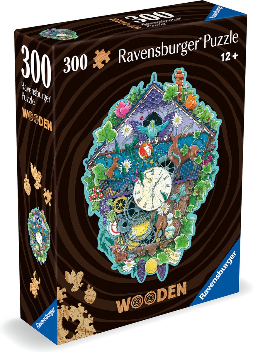 Ravensburger Wooden Jigsaw Puzzle Cuckoo Cuckoo, 300st.